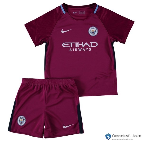 Camiseta Manchester City Niño Segunda equipo 2017-18